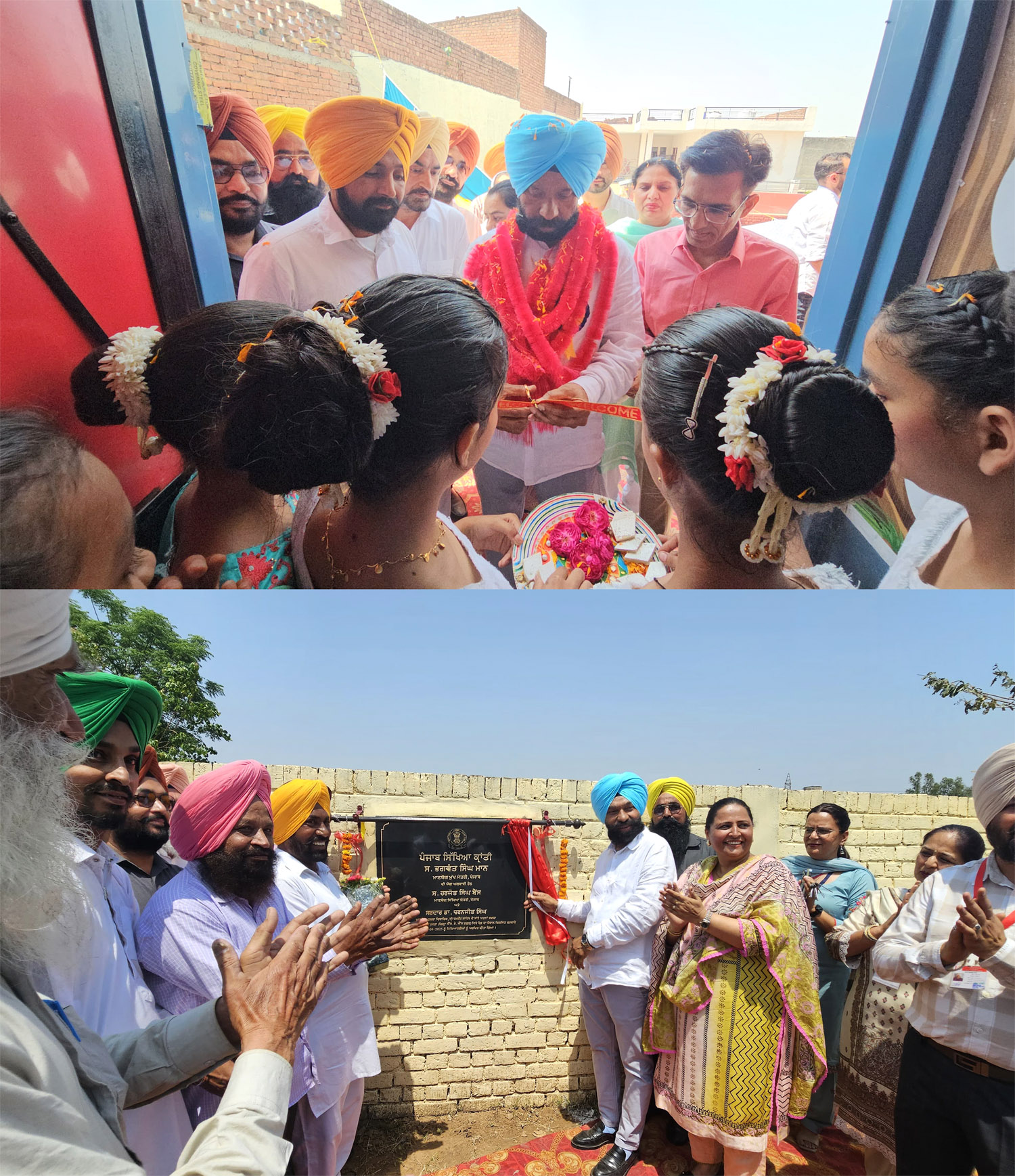 MLA Dr. Charanjit Singh inaugurated development works worth Rs. 66.50 lakh in four schools of Gharuan, Roorkee Pukhta and Fatehpur Theri.